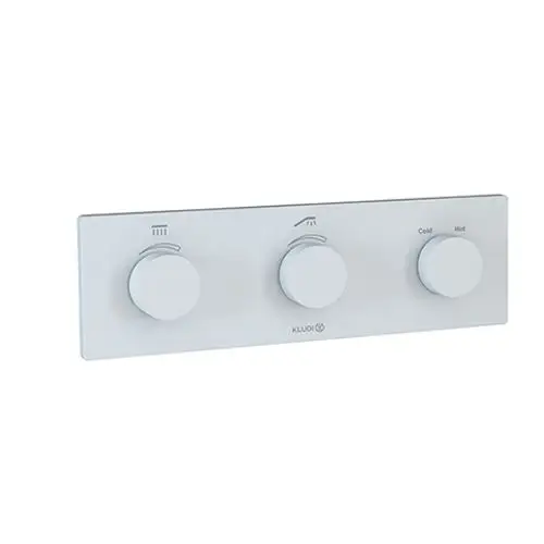KLUDI-PushTronic Elektronisches UP-THM mit Feinbauset Mattweiß, 3830053-00, Artikel in Kategorie